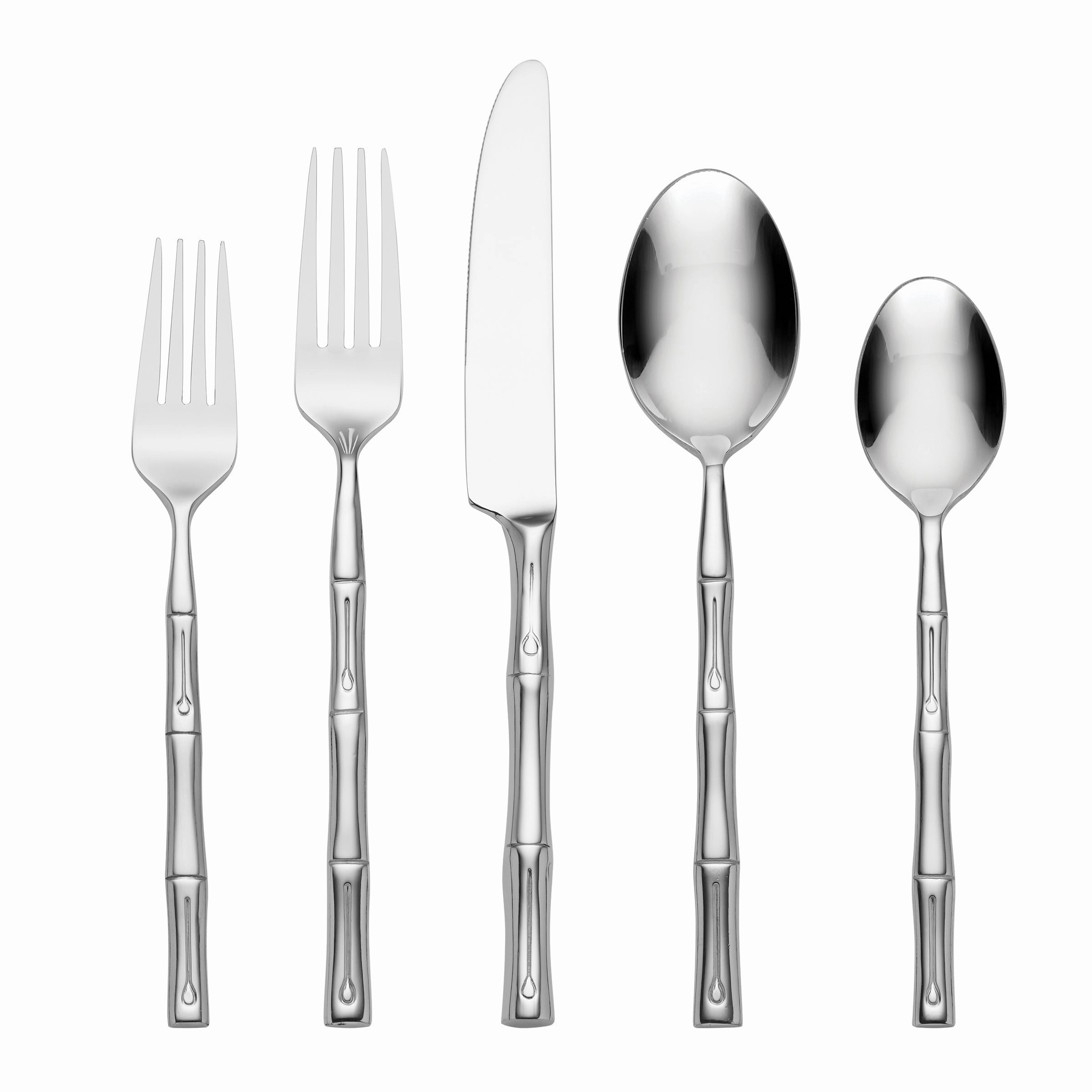 Bamboo 20 Piece Flatware Seteco-friendly bamboo fiber tableware set 