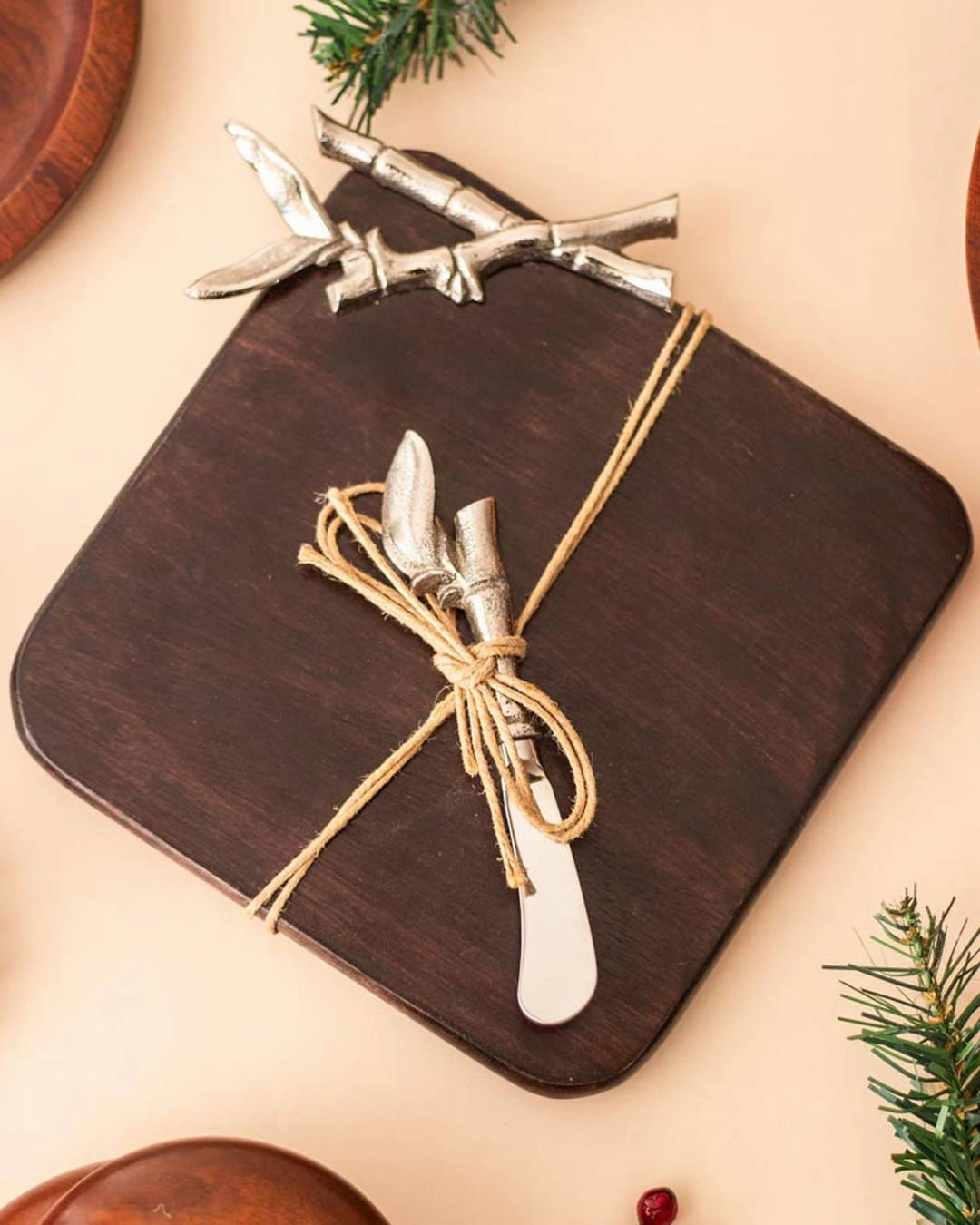 Bamboo Cheese & Fruit Board