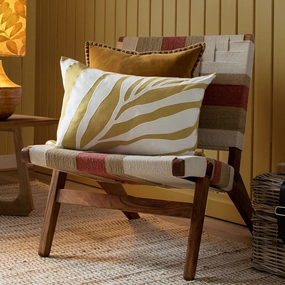 Bamboo Embroidered Feather Cushion Mustardbedding sets ,throw blankets 