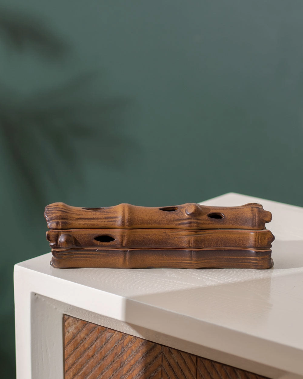 Bamboo Shaped Incense Burner
