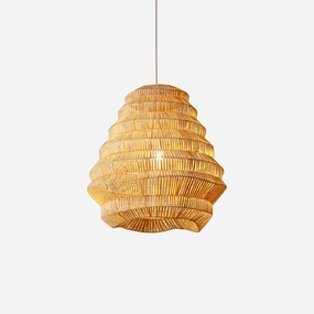 Bamboo Spiral Pendant LampScandinavian pendant light ,modern chandelier 