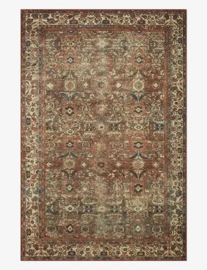 Banks II Rug by Magnolia Home by Joanna Gaines x Loloimodern color block patchwork rug