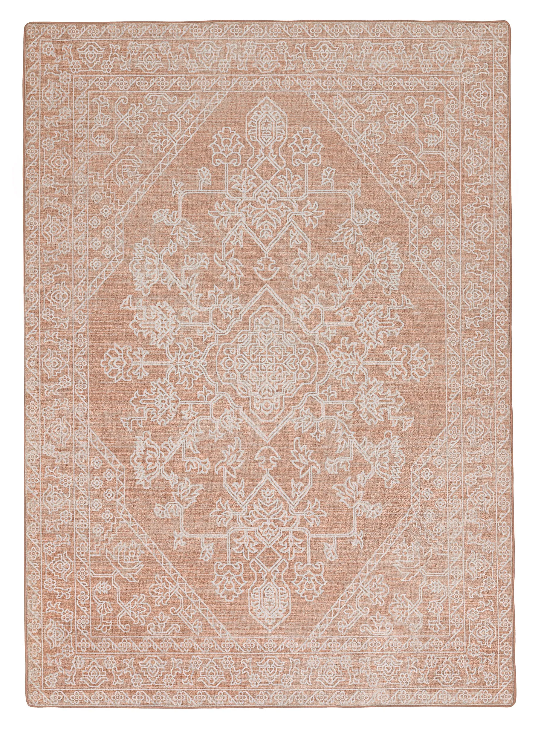 Bari Pink Plush Rollie Pollie Playmatmodern color block patchwork rug