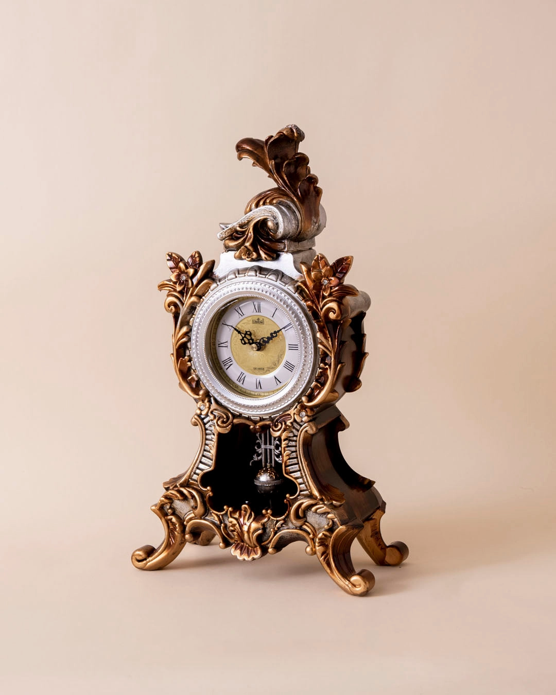 Baroque Elegance Table Clock