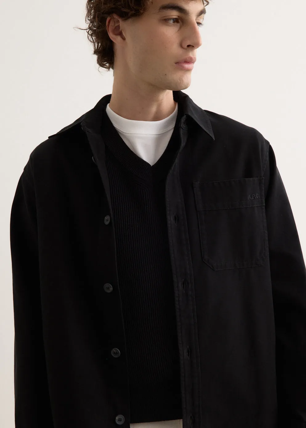 Basile Brodee Poitrine Overshirt