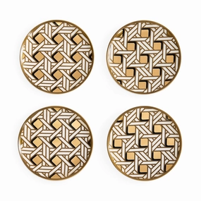 Basketweave Coastersmodern kitchen decor ,kitchen dinner set ,dinnerware 