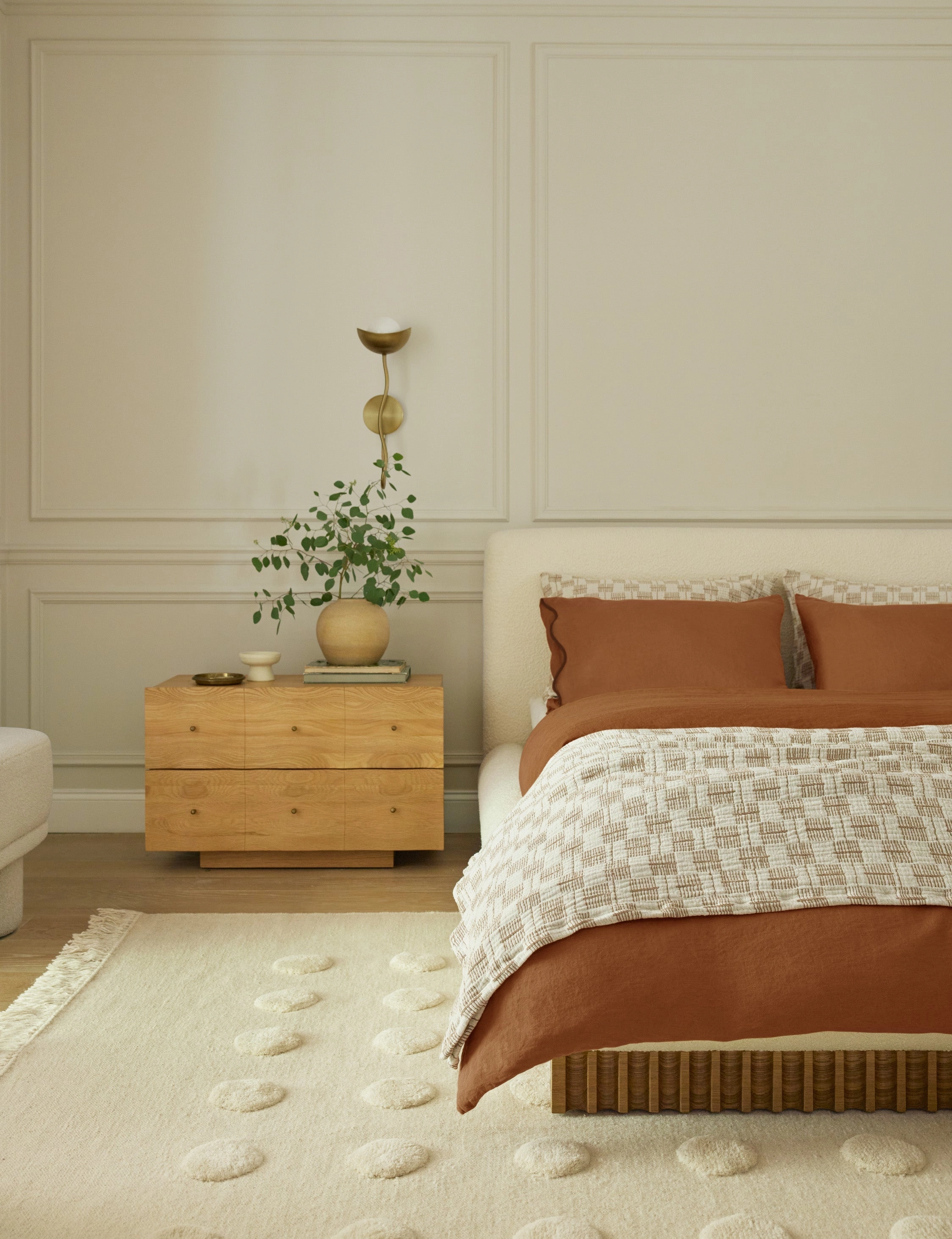 Basketweave Cotton Blanket by Sarah Sherman Samuel