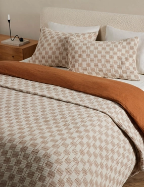 Basketweave Cotton Blanket by Sarah Sherman Samuelbedding sets ,throw blankets 