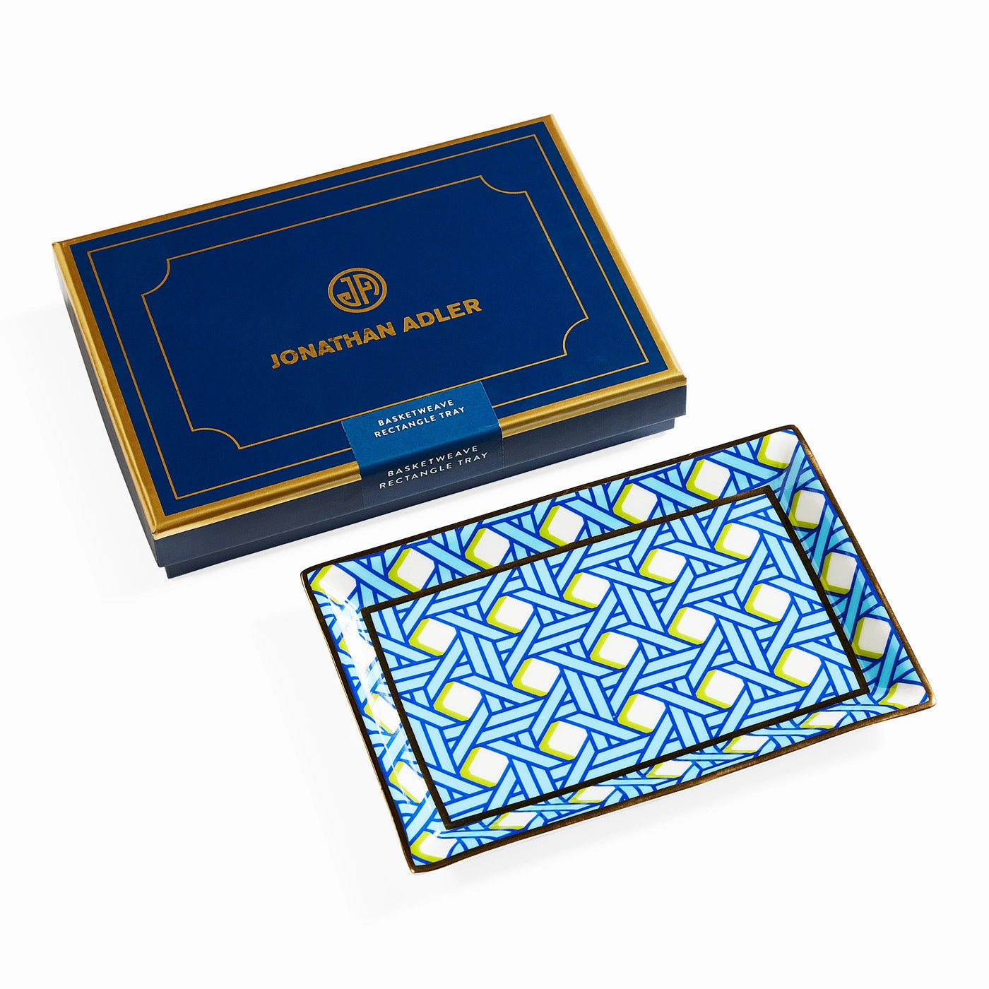Basketweave Rectangle Tray
