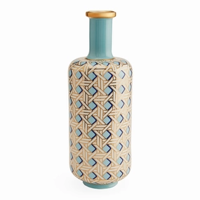 Basketweave Tall Bottle Vasenordic minimalist vase