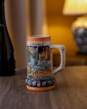 Bavarian - Vintage Stein Beer Mugmodern kitchen decor ,kitchen dinner set ,dinnerware 