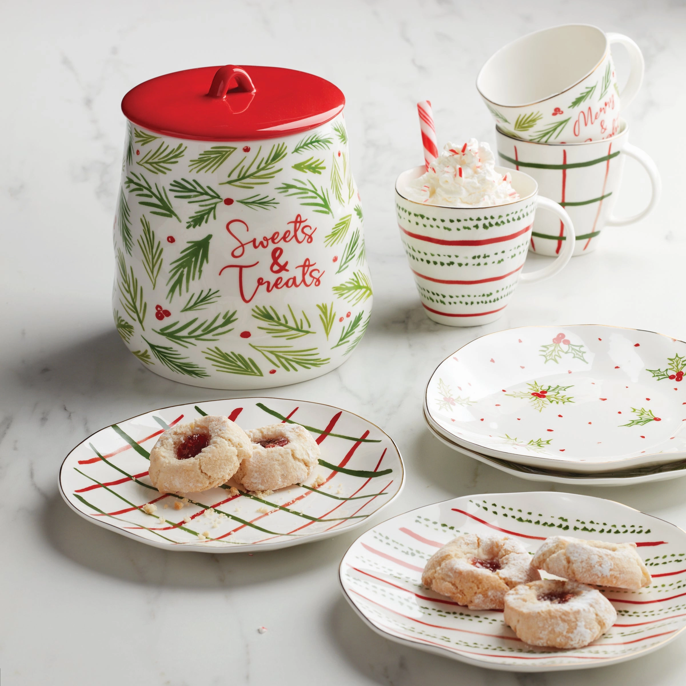 Bayberry Dessert Plates - Set of 4