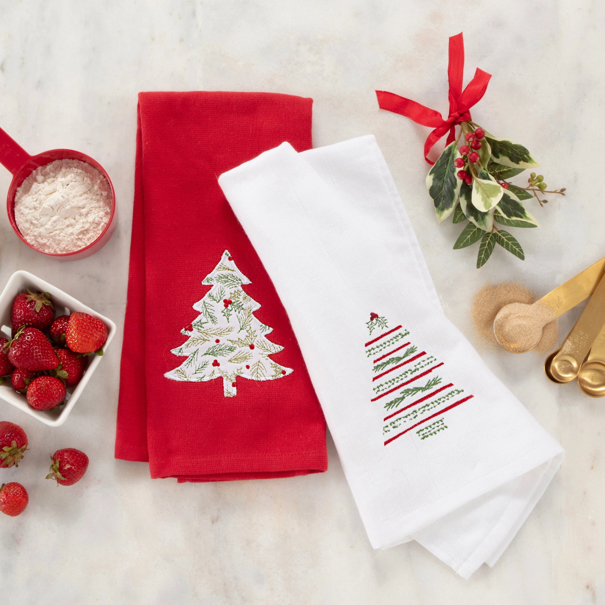 Bayberry Kitchen Towels - Set Of 2