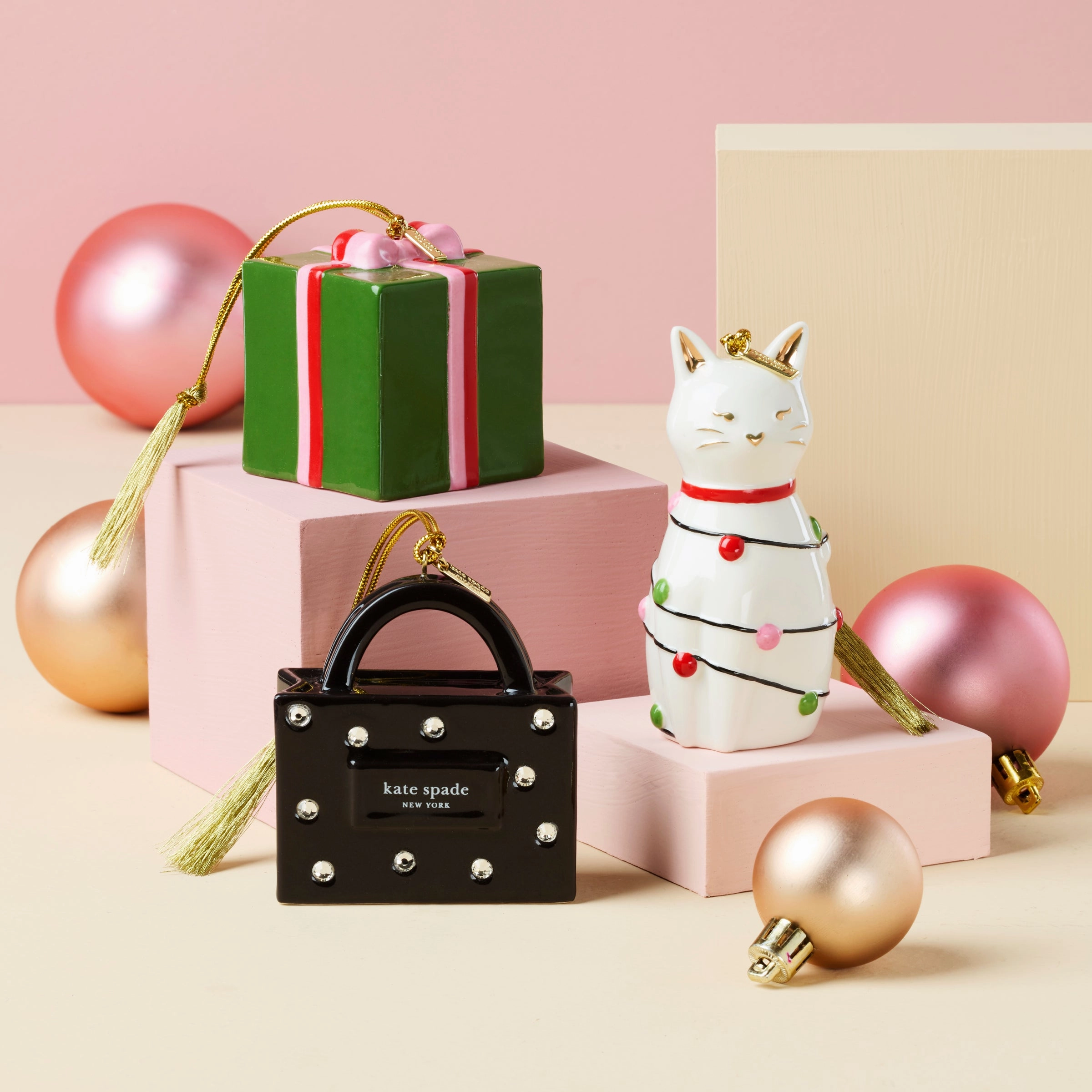 Be Jolly Shopping Bag Ornament