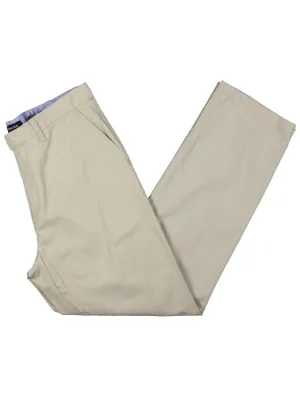 Beacon Mens Twill Tailored Fit Khaki Pants