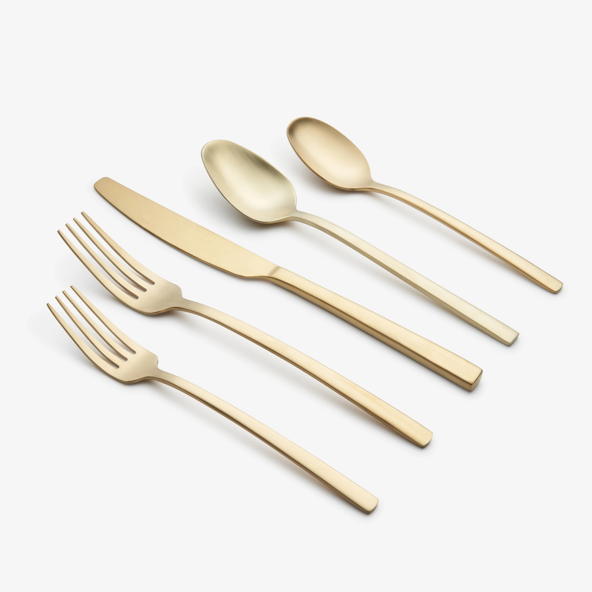 Beacon Gold Satin 20 Piece Flatware Set