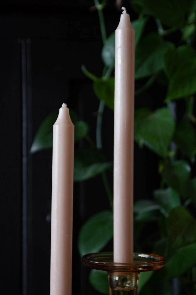 Beautiful Dinner Candle - Dusky Rose Pink