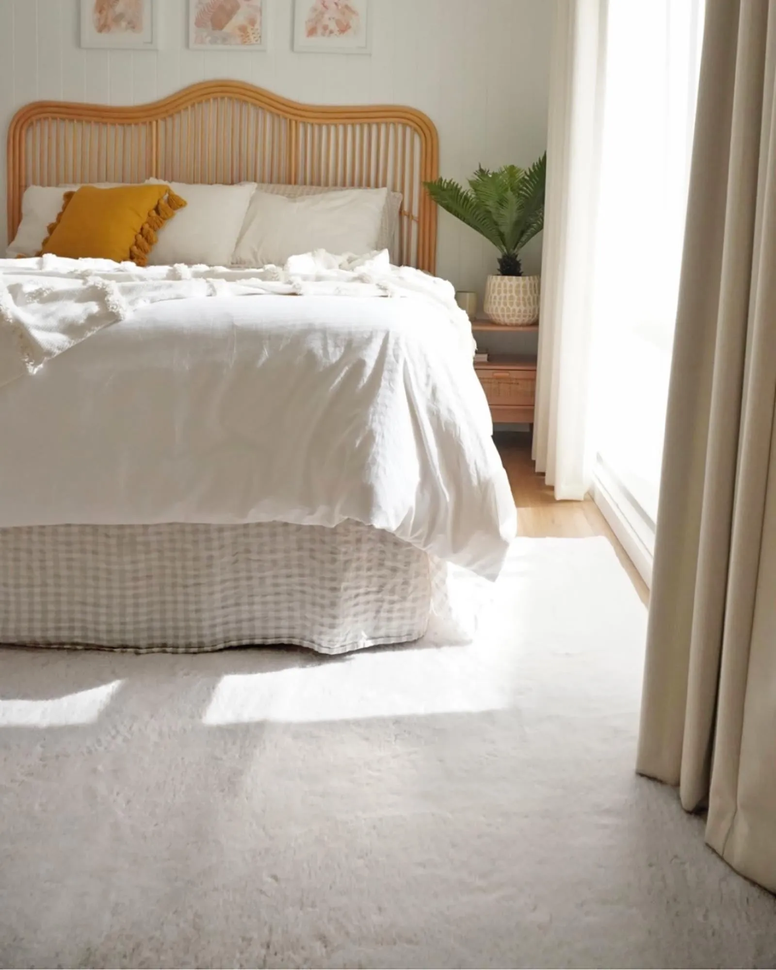 Becca Cream Shag Rug