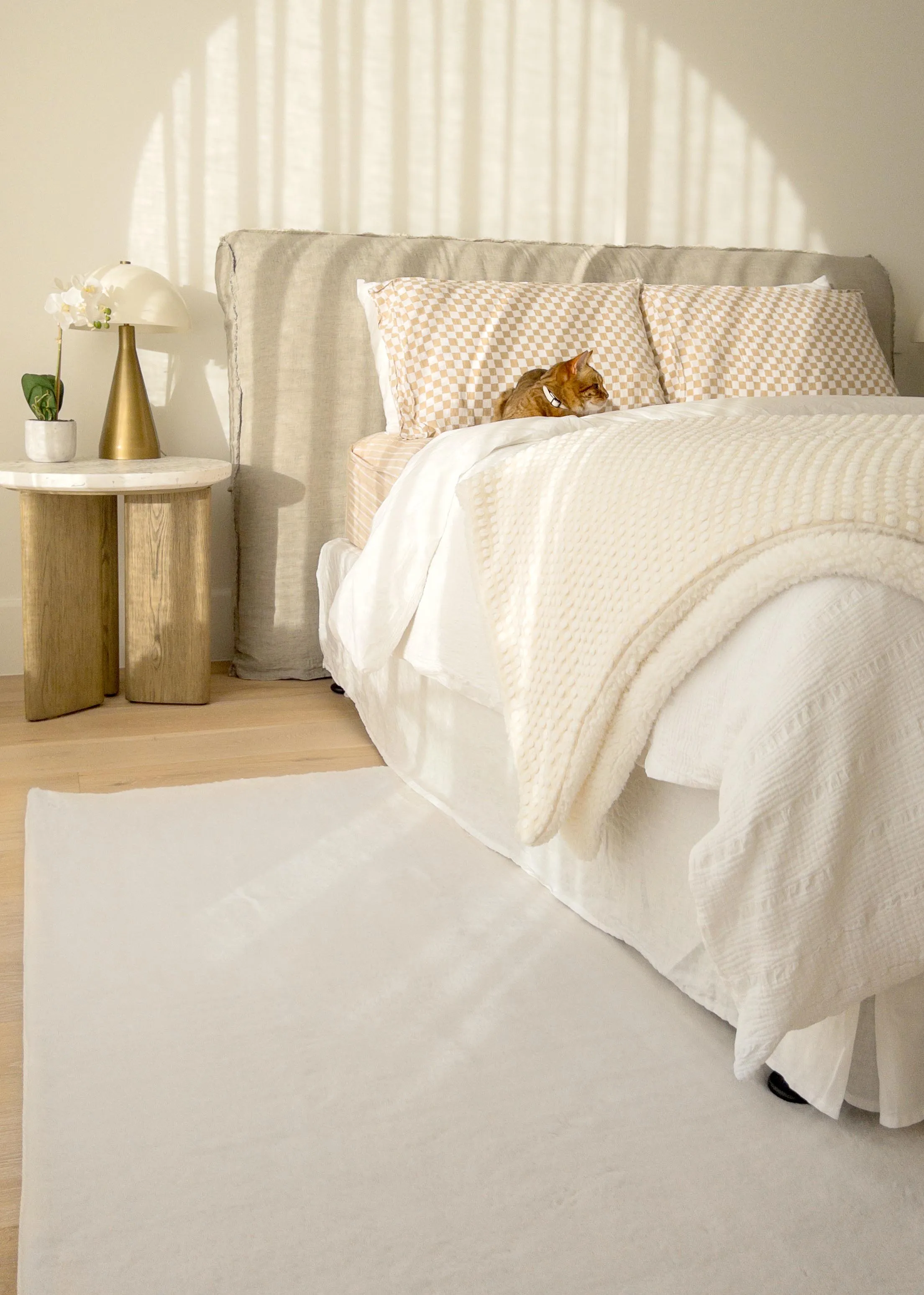 Becca Cream Shag Rug