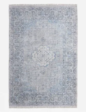 Beech Handwoven Wool-Blend Rugmodern color block patchwork rug