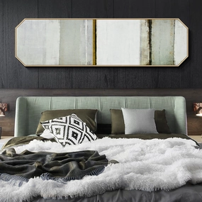 Beige Abstract Wall Art With Framenordic style wall decor