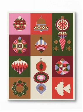 Bells Will be Ringing (Red), Canvasindoor decorative canvas print
