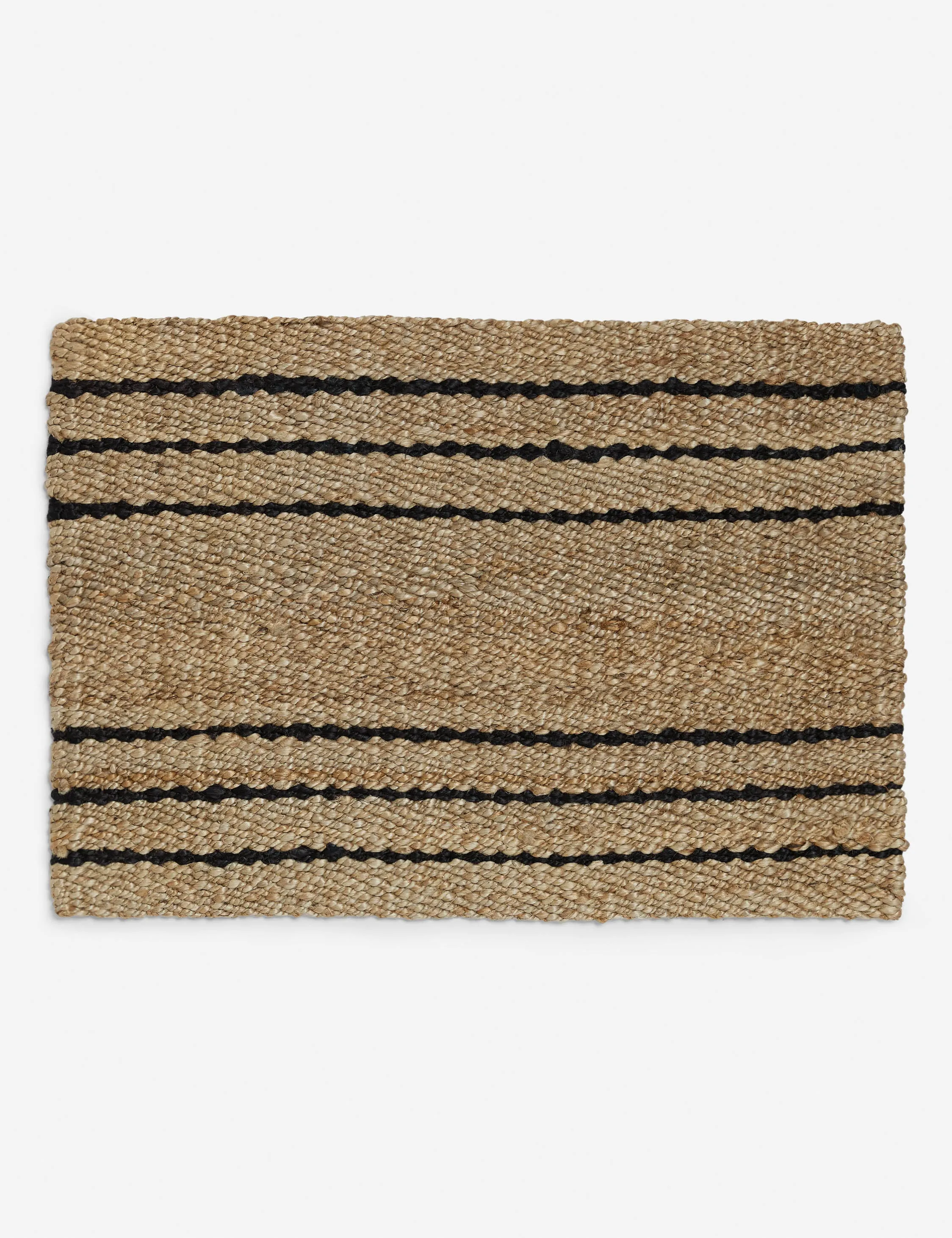Belson Handwoven Jute Doormatmodern color block patchwork rug