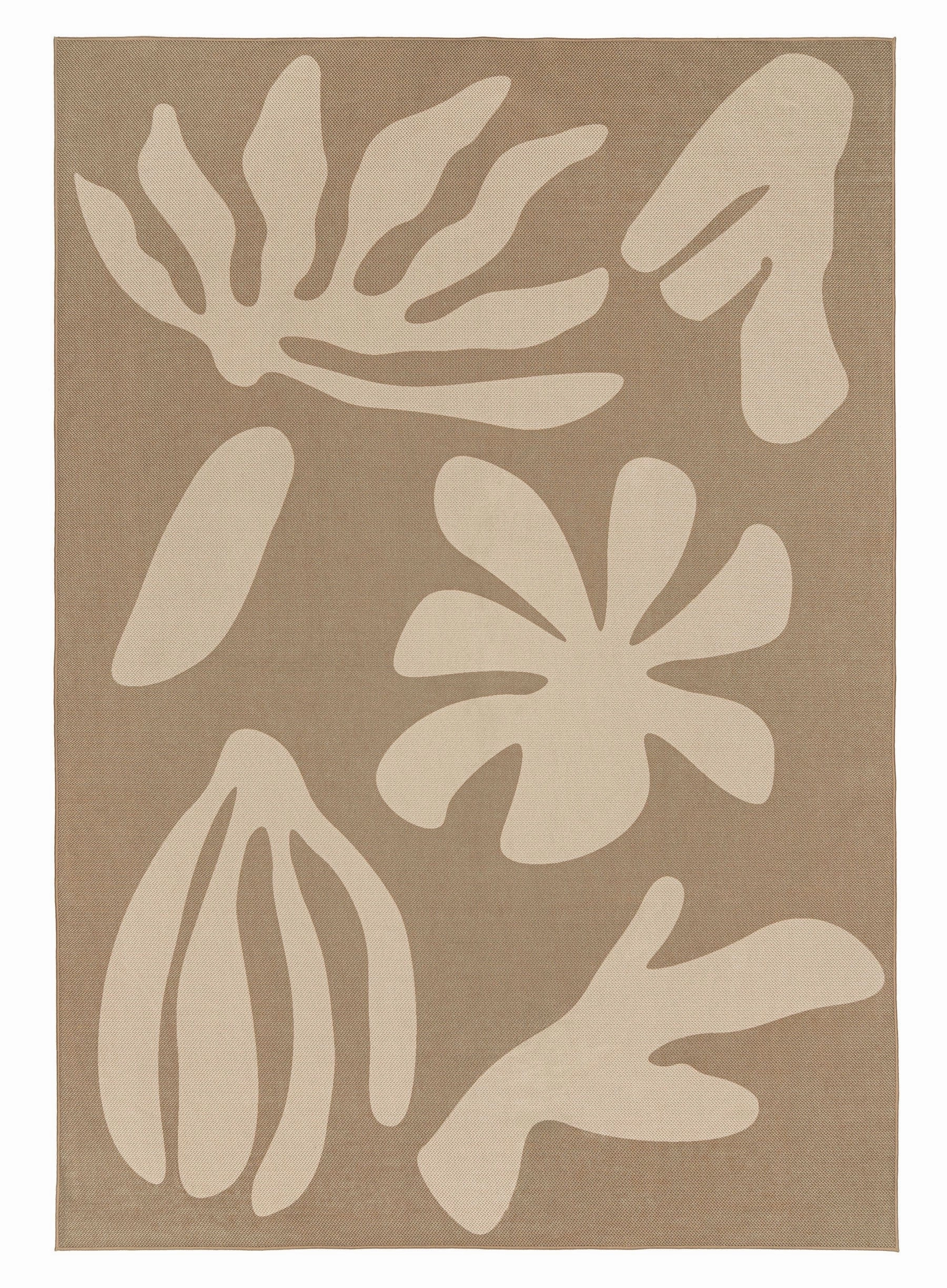 Benala Brown Graphic Indoor Outdoor Washable Rug *NO RETURNS UNLESS FAULTYmodern color block patchwork rug