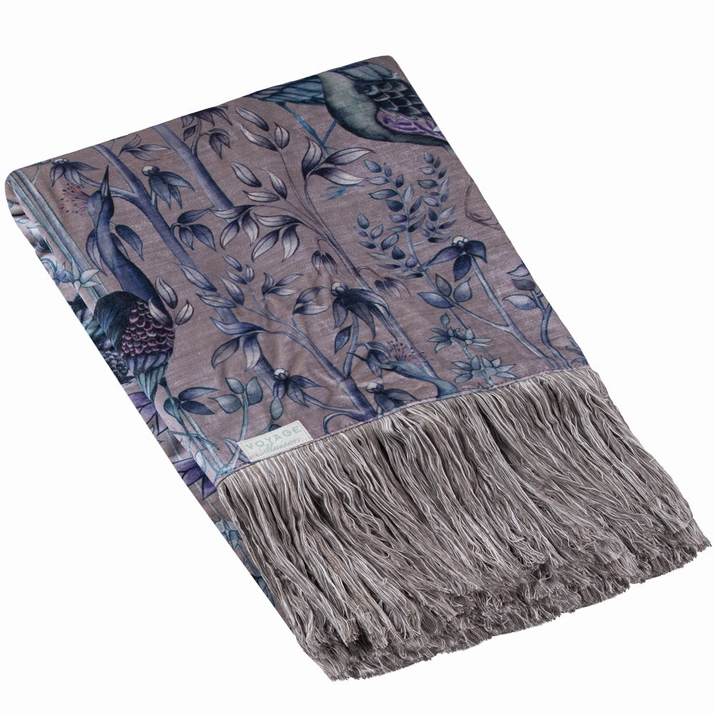 Bennu Printed Throw Willow