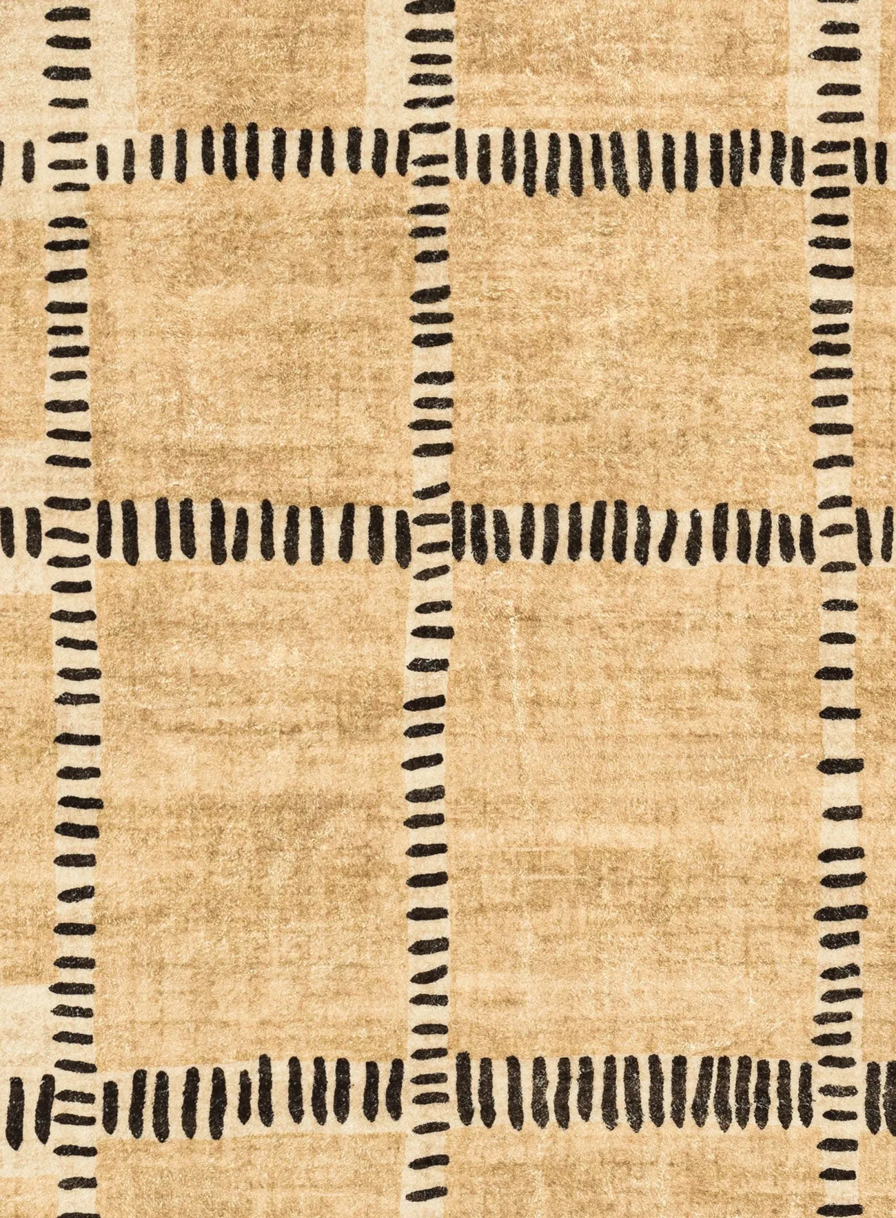 Bernice Brown Charcoal Tribal Pattern Washable Rug *NO RETURNS UNLESS FAULTY