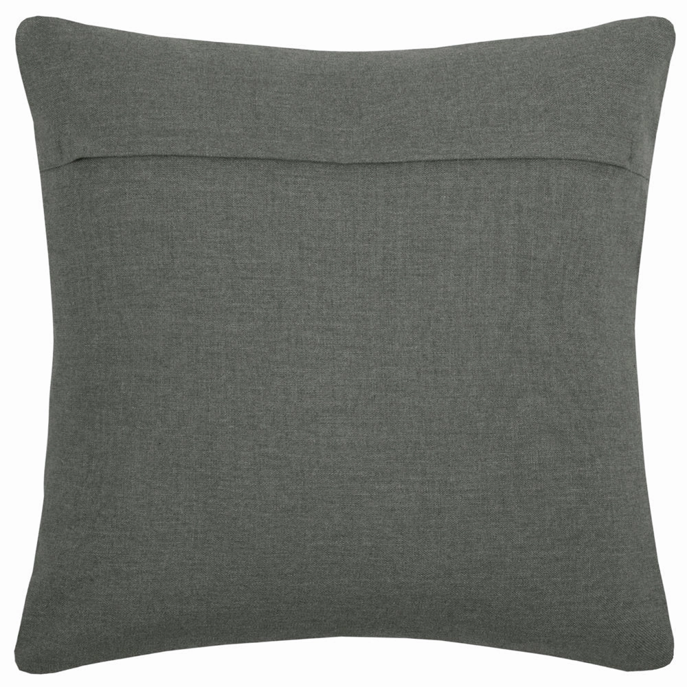 Betel Embroidered Feather Cushion Storm