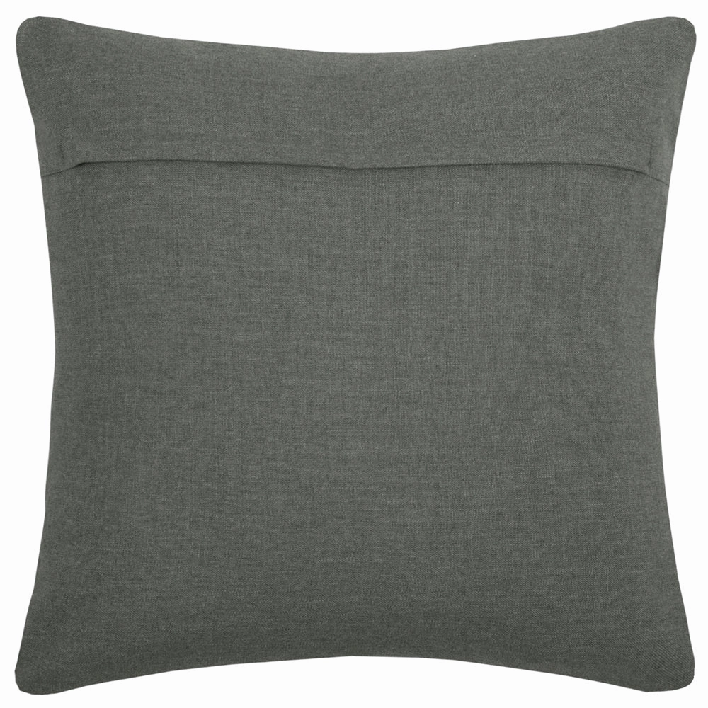 Betel Embroidered Feather Cushion Storm