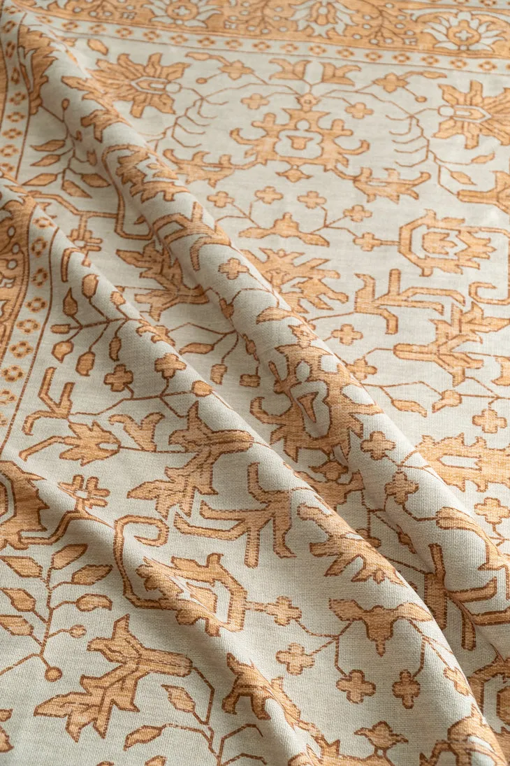 Beverly Yellow and Orange Boho Picnic Rug