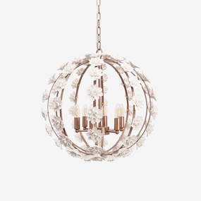 Bianca Floral Orb Chandelierrustic chandelier,bedroom chandelier 