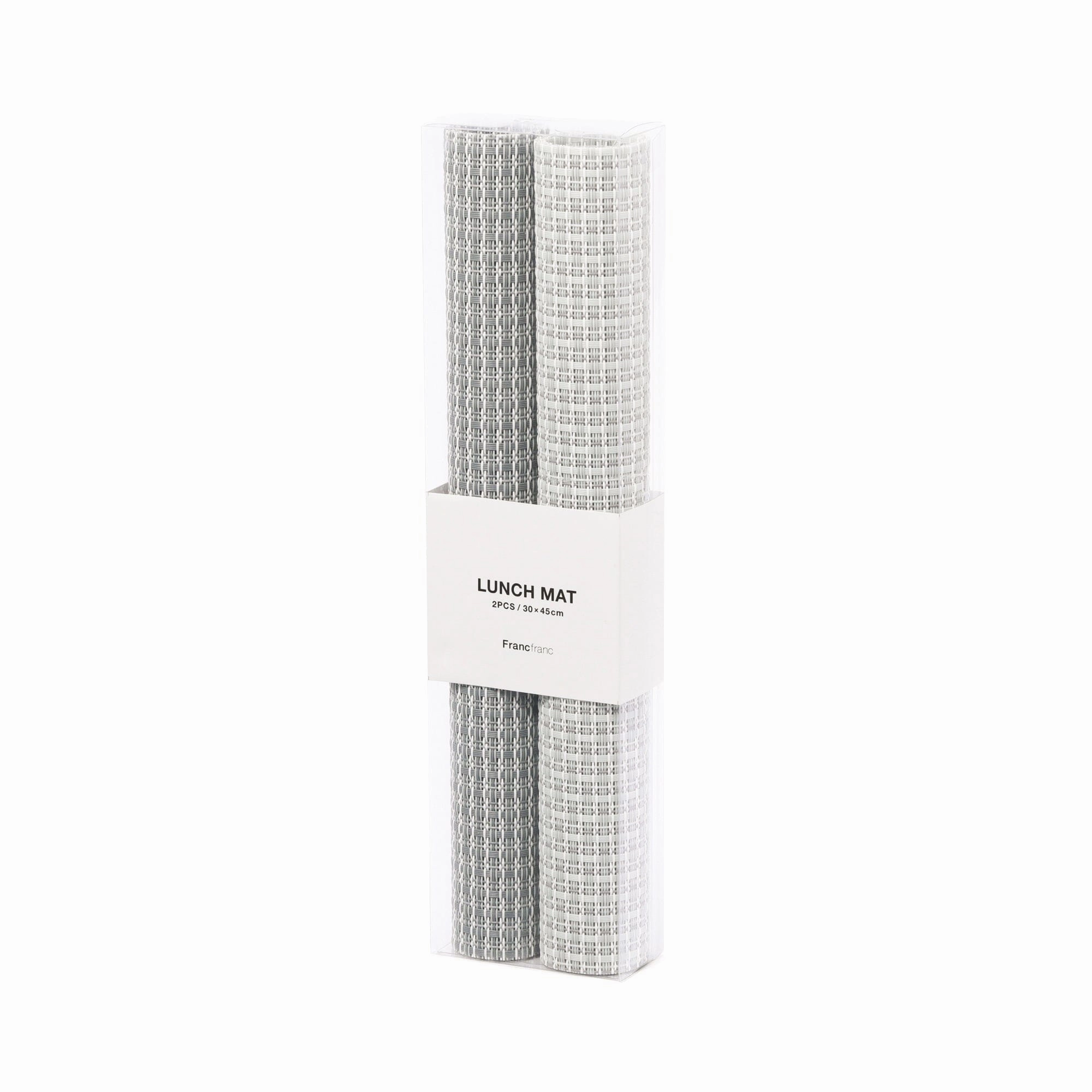Bicolor Lunch Mat 2P  Gray