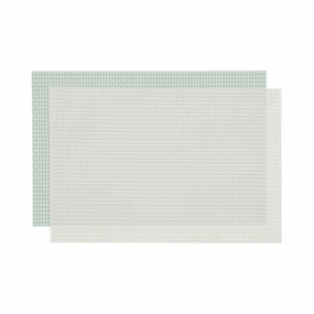 Bicolor Lunch Mat 2P  Greenwaterproof oil-proof tablecloth