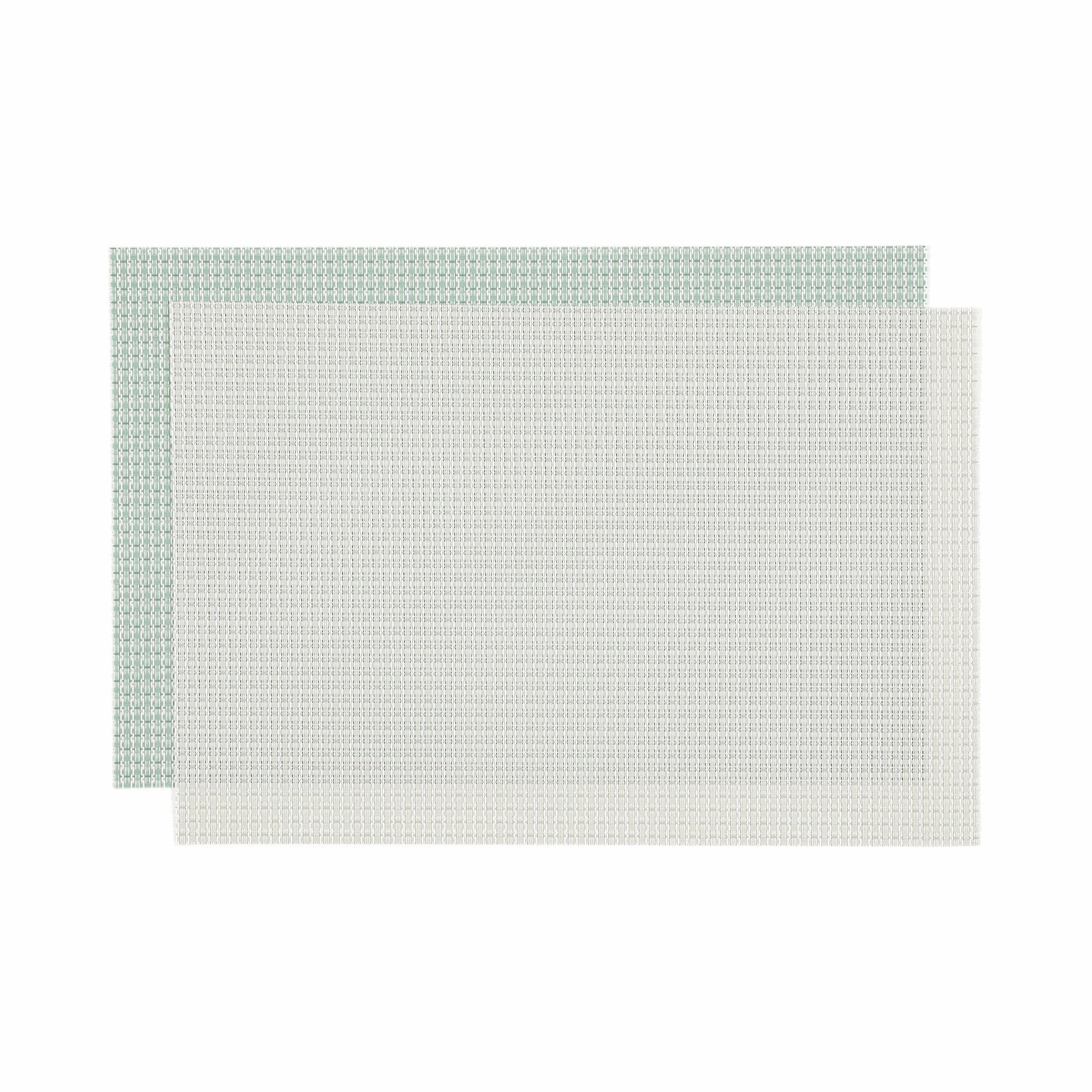 Bicolor Lunch Mat 2P  Greenwaterproof oil-proof tablecloth