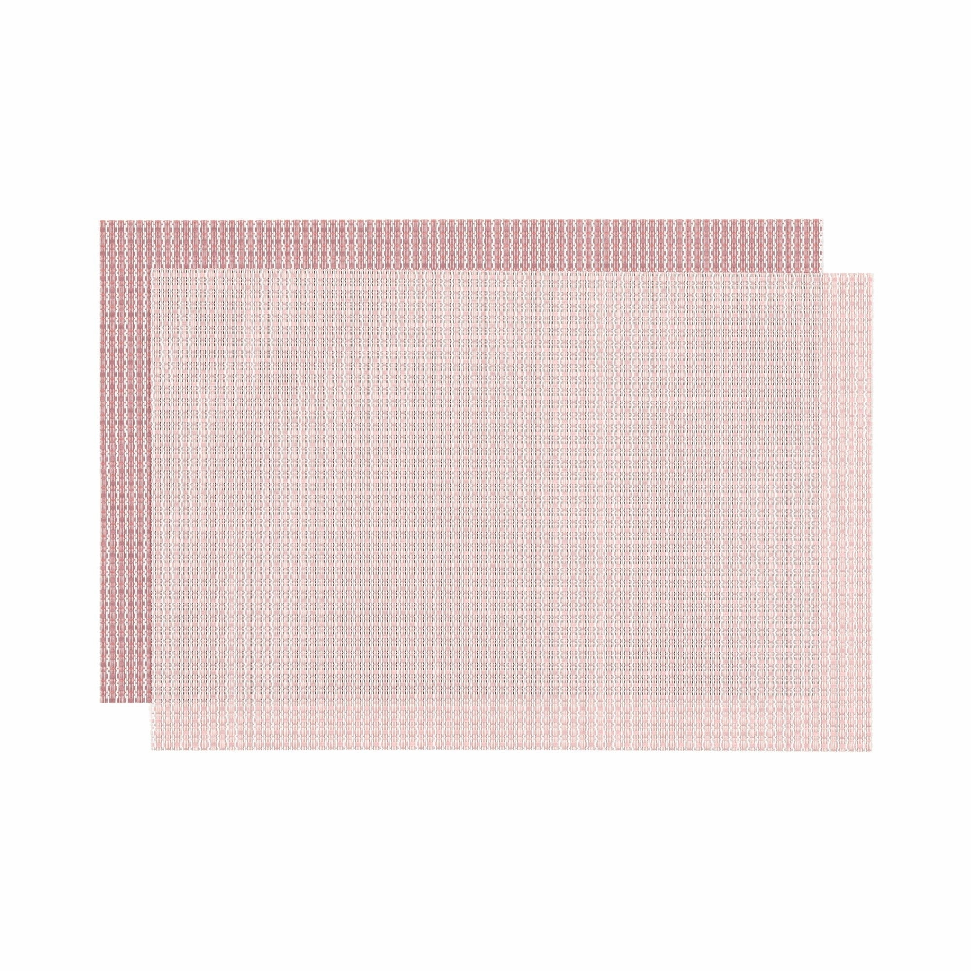 Bicolor Lunch Mat 2P  Pinkwaterproof oil-proof tablecloth