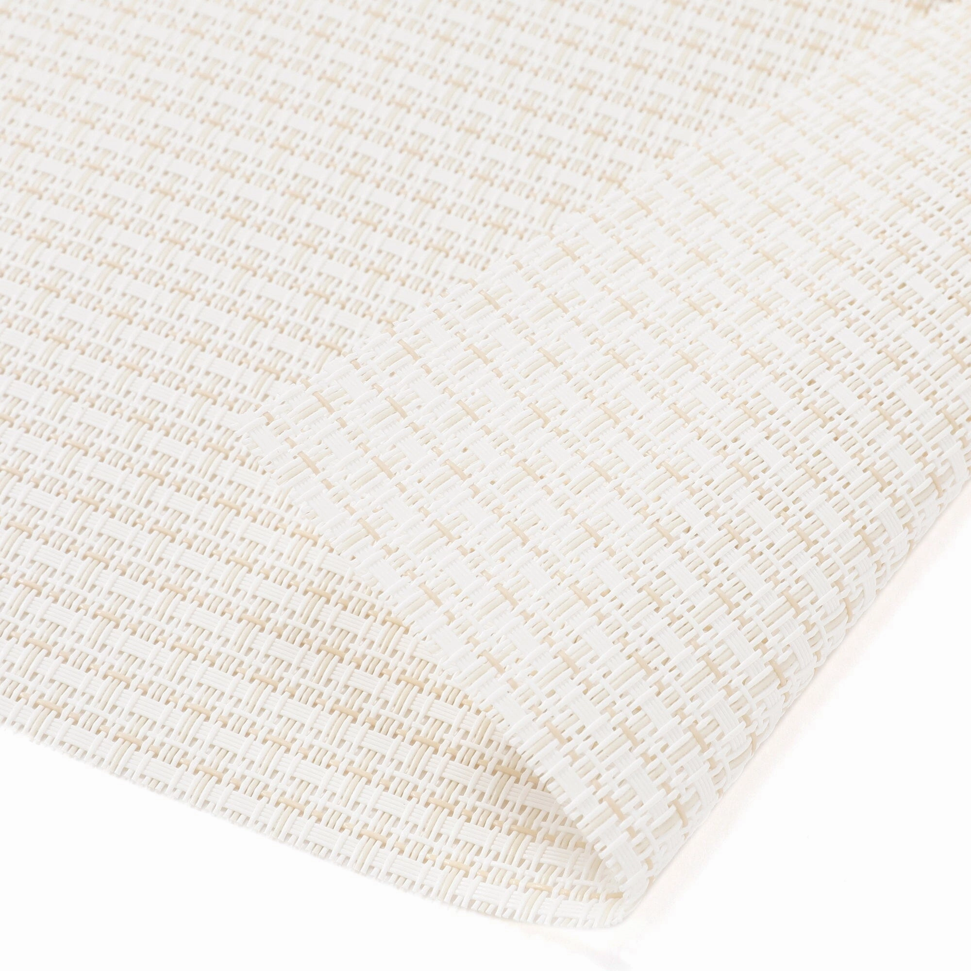 Bicolor Lunch Mat 2P White  Navy