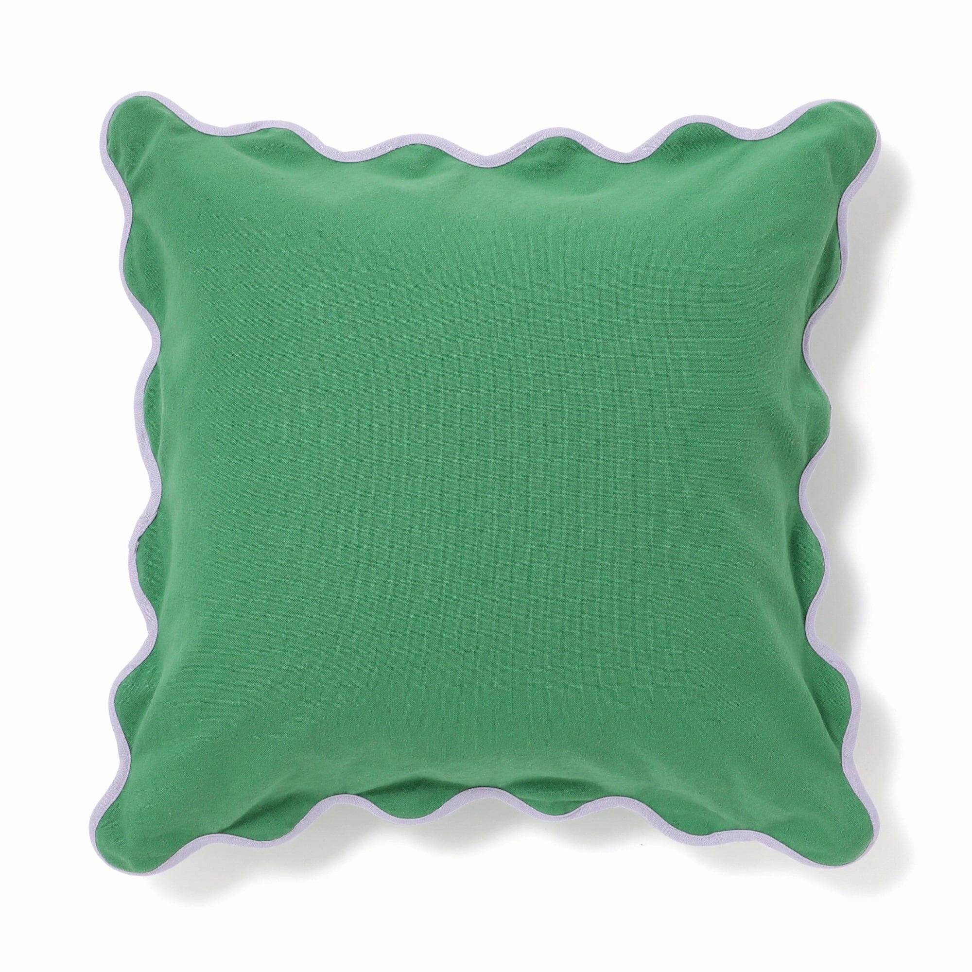 Bicolor Wave Cushion Cover 450 x 450  Greenbedding sets ,throw blankets 