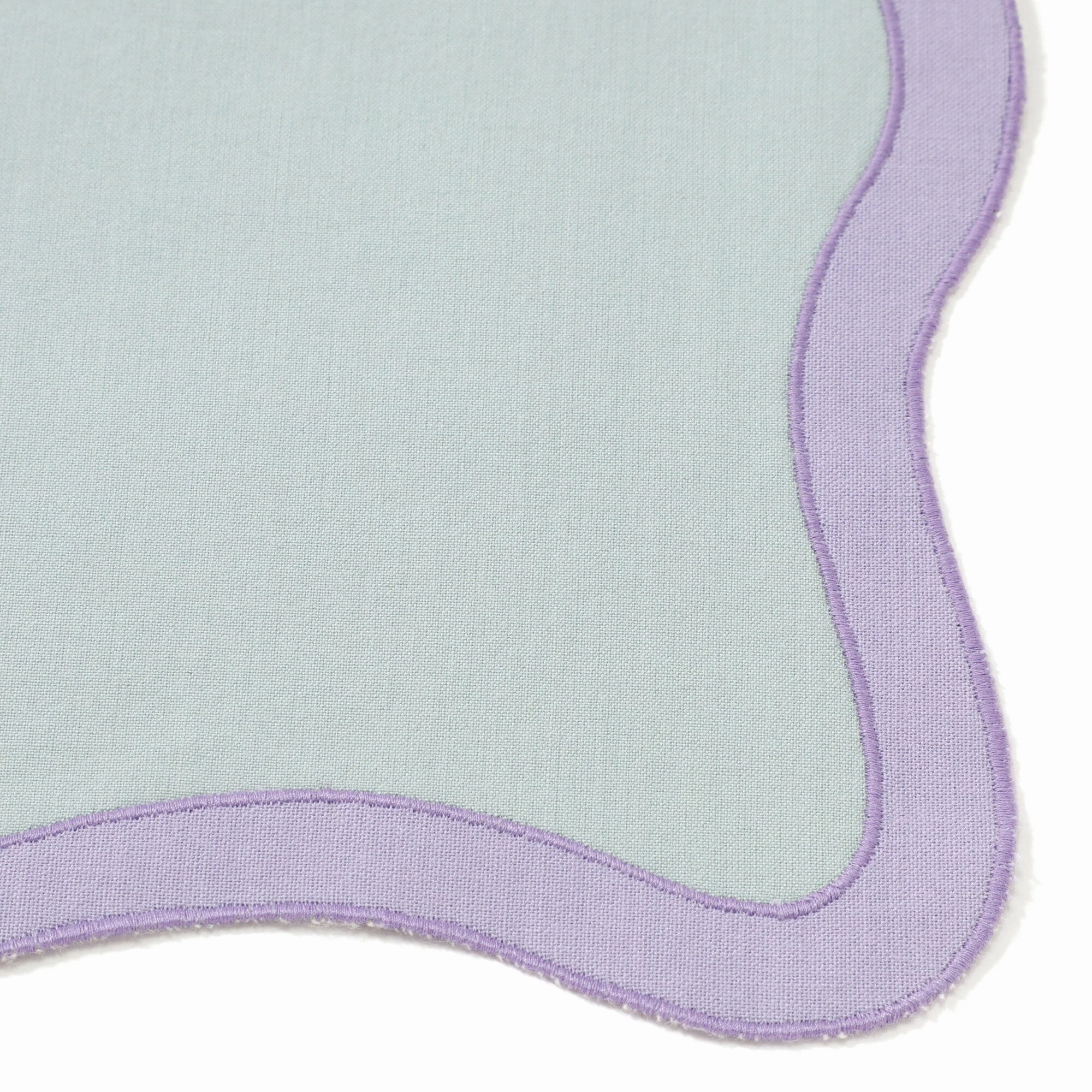 Bicolorwave Lunch mat  Blue Deep purple