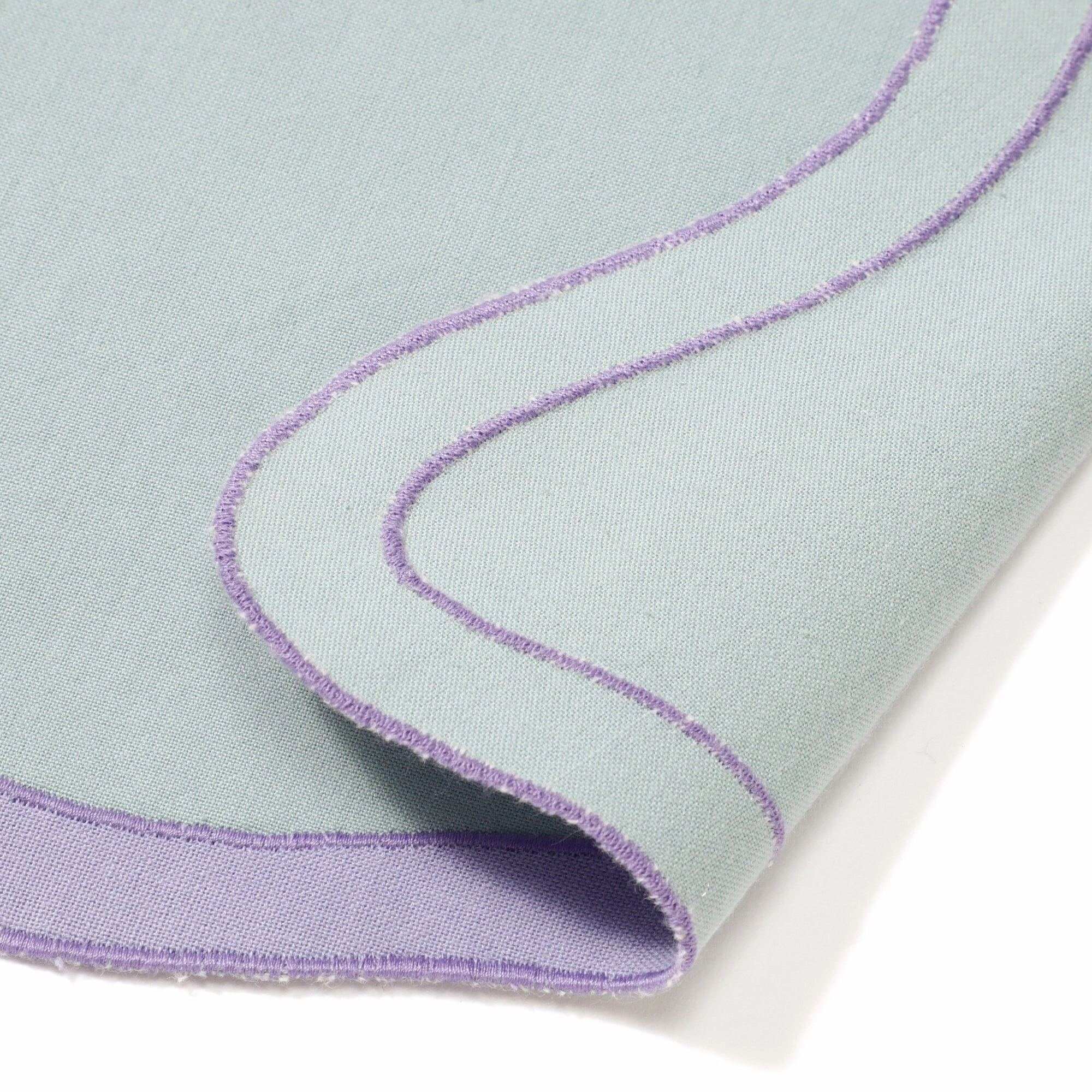 Bicolorwave Lunch mat  Blue Deep purple