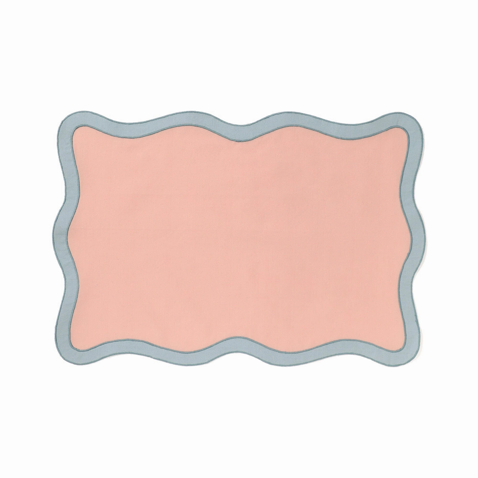 Bicolorwave Lunch mat  Pink  Bluewaterproof oil-proof tablecloth