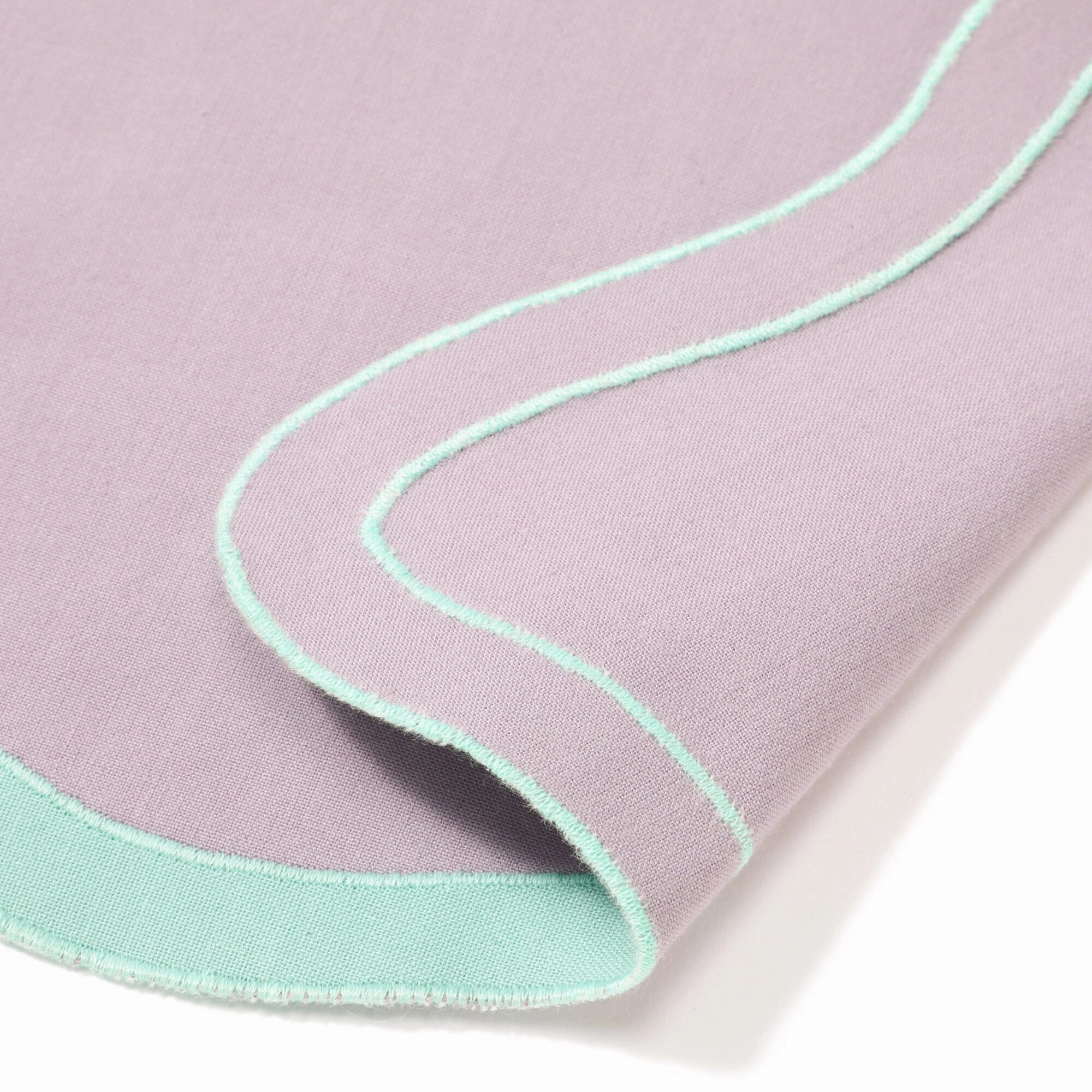 Bicolorwave Lunch mat  Purple  Green