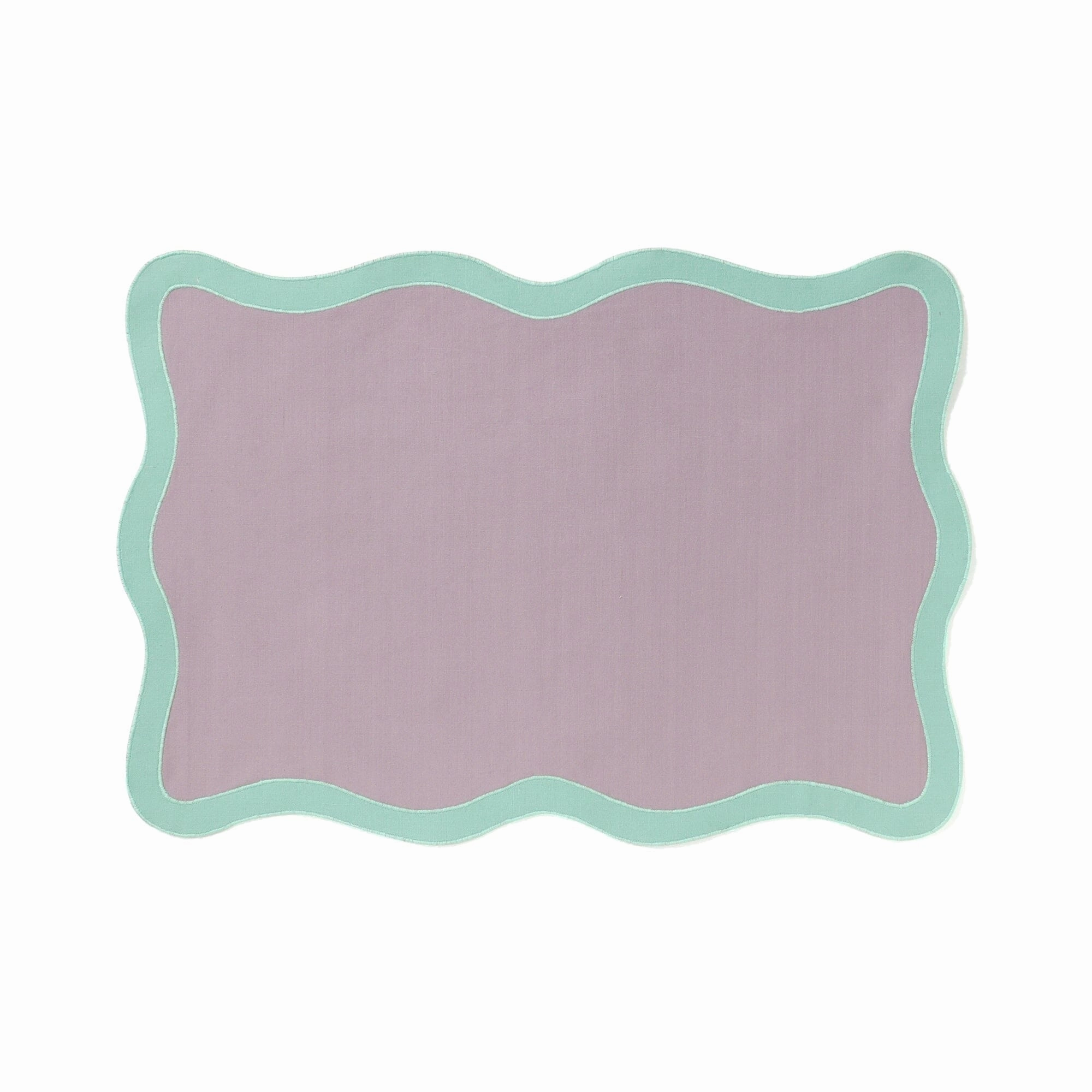 Bicolorwave Lunch mat  Purple  Greenwaterproof oil-proof tablecloth