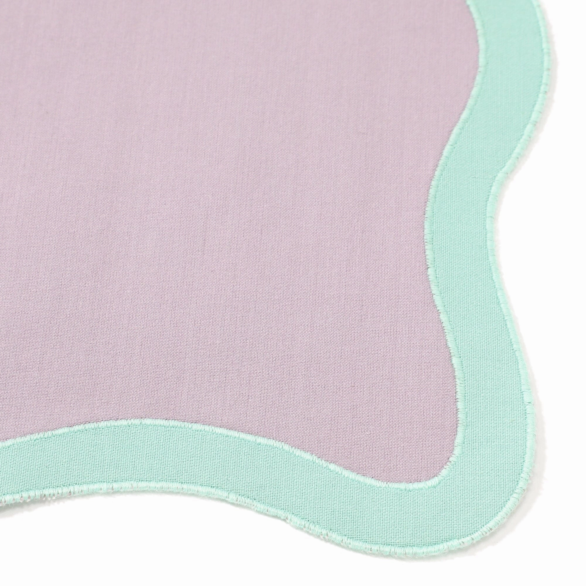 Bicolorwave Lunch mat  Purple  Green