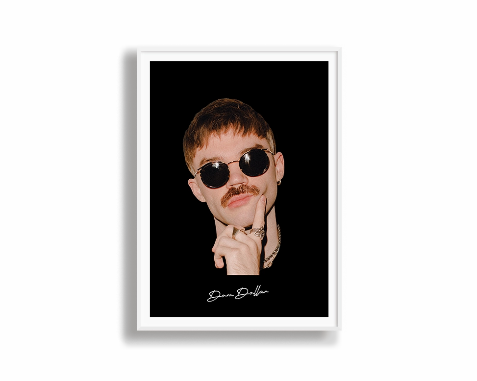 Big Head Retro Dom Dolla Black Portrait