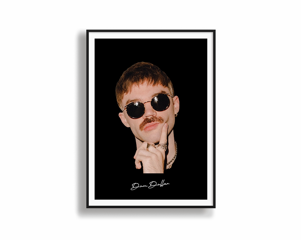 Big Head Retro Dom Dolla Black Portrait