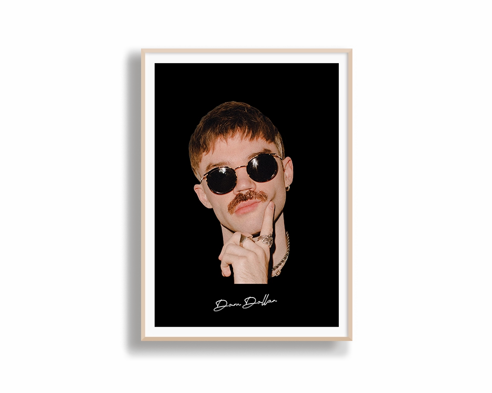 Big Head Retro Dom Dolla Black Portrait