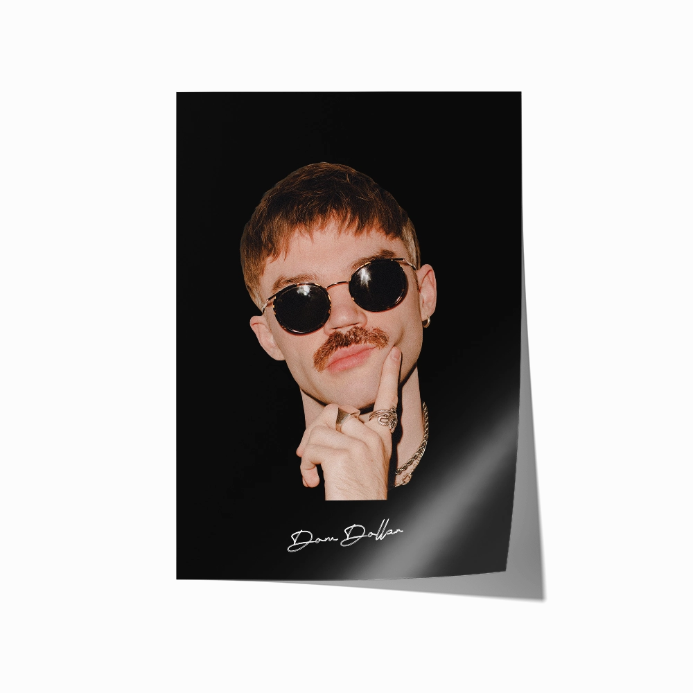 Big Head Retro Dom Dolla Black Portrait